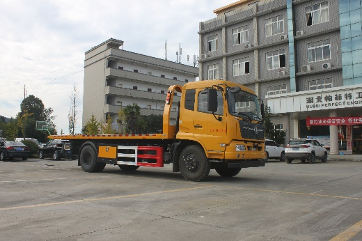 東風(fēng)天錦六噸平板清障車