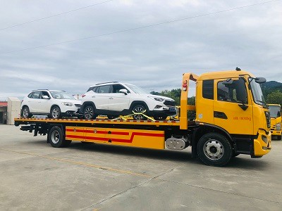 東風(fēng)天錦雙位轎運平板清障車