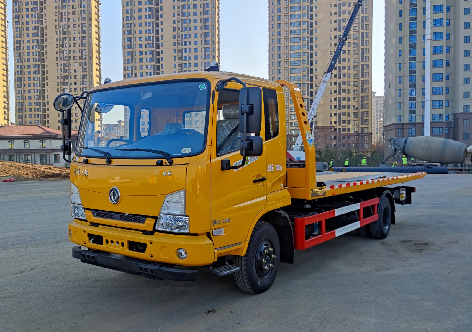 東風(fēng)天錦KS五噸平板清障車