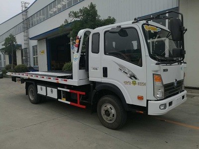 重汽王牌777型3噸平板清障車